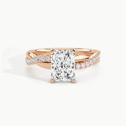 Rose Gold, Radiant, down view