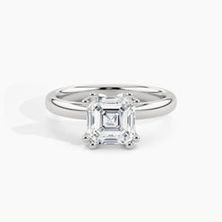 White Gold, Asscher, down view