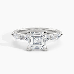 White Gold, Asscher, down view