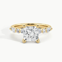 Yellow Gold, Princess, down view