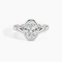 White Gold, Oval, down view