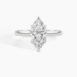 White Gold, Marquise, down view