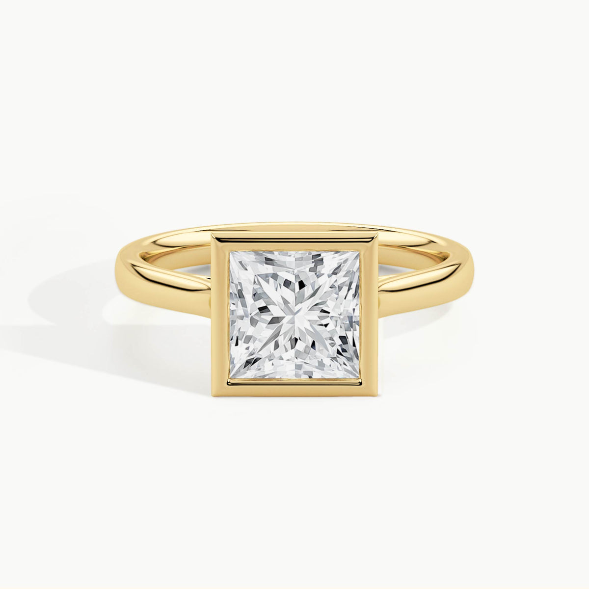 Yellow Gold, Princess, down view