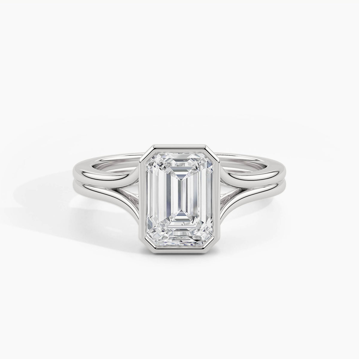 White Gold, Emerald, down view