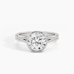 White Gold, Round, down view