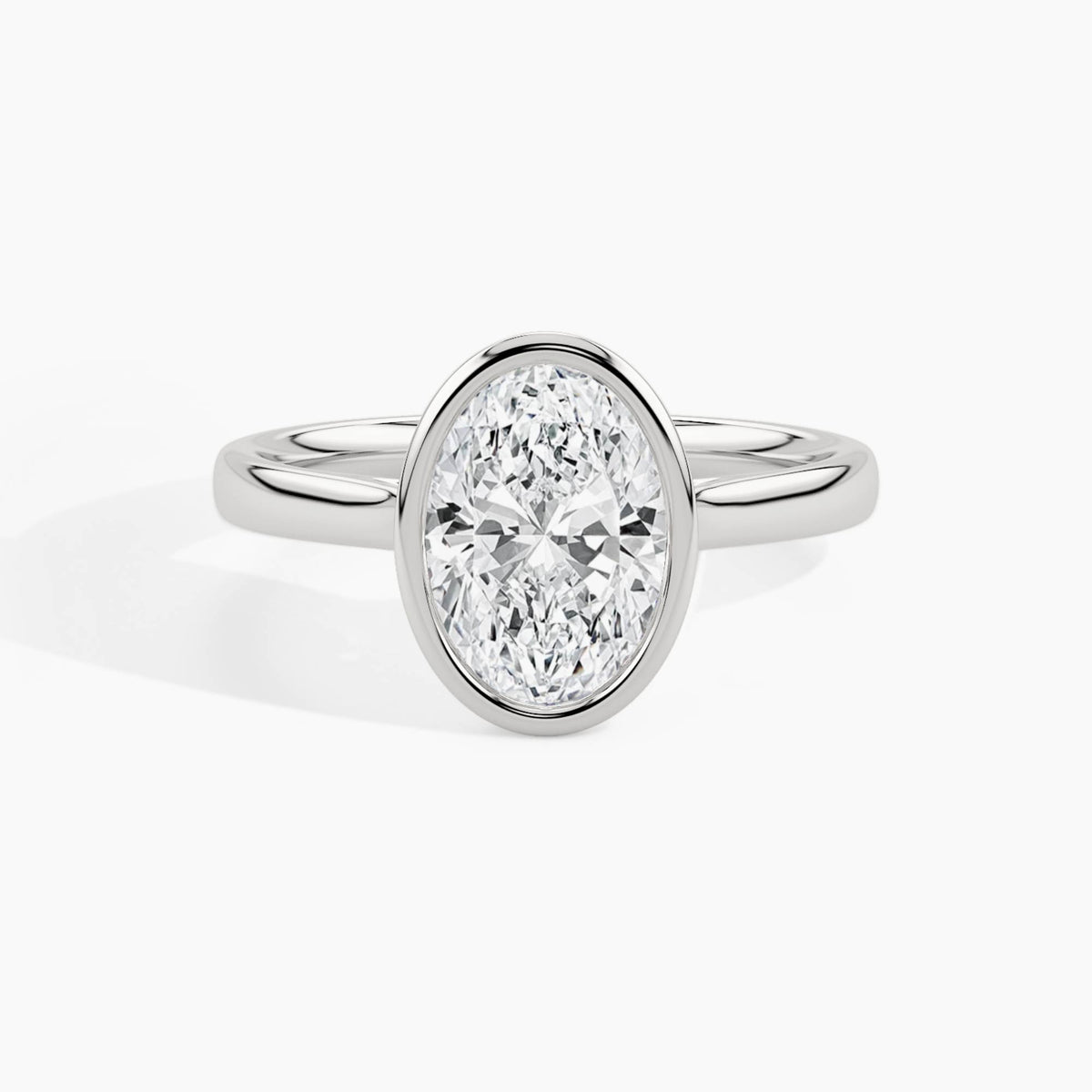 White Gold, Oval, down view