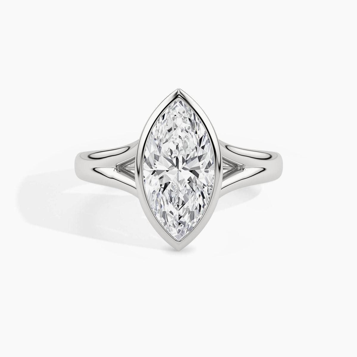 White Gold, Marquise, down view