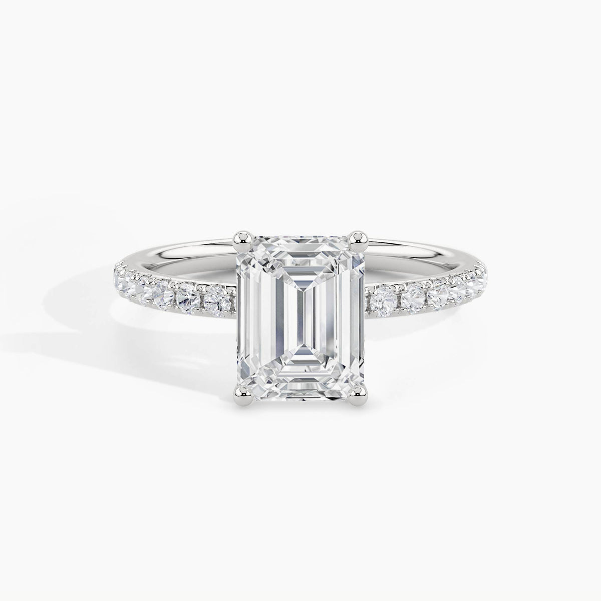 White Gold, Emerald, down view
