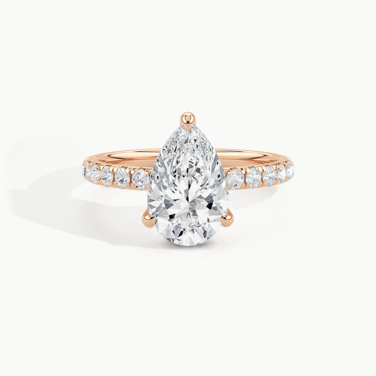 Rose Gold, Pear, down view