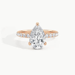 Rose Gold, Pear, down view