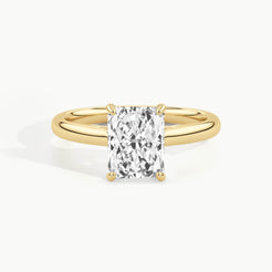 Yellow Gold, Radiant, down view