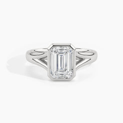 950 Platinum, Emerald, down view