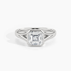 White Gold, Asscher, down view