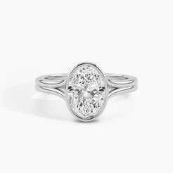 White Gold, Oval, down view