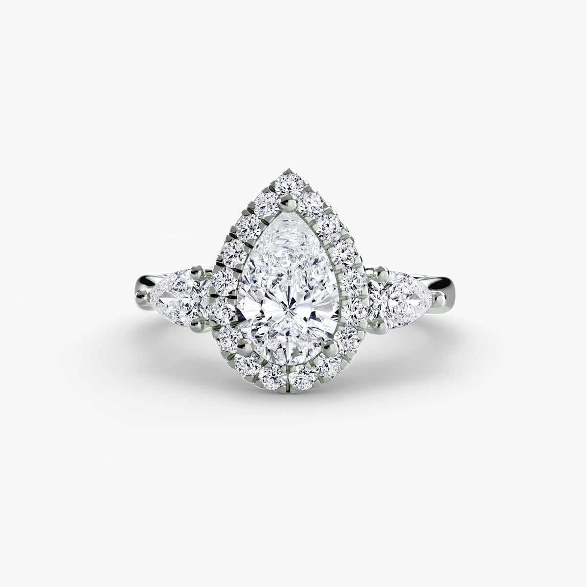 950 Platinum, Pear, down view