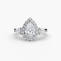 950 Platinum, Pear, down view
