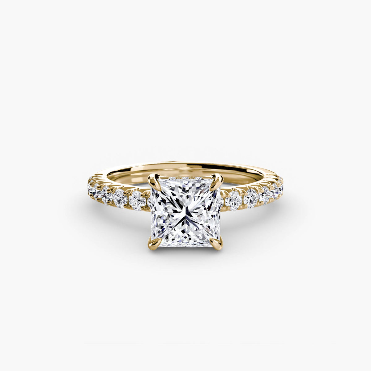 Yellow Gold, Princess, down view
