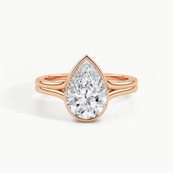 Rose Gold, Pear, down view