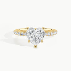 Yellow Gold, Heart, down view