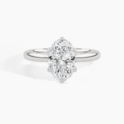 White Gold, Oval, down view