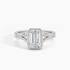 950 Platinum, Emerald, down view