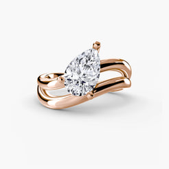 Rose Gold, Pear, down view