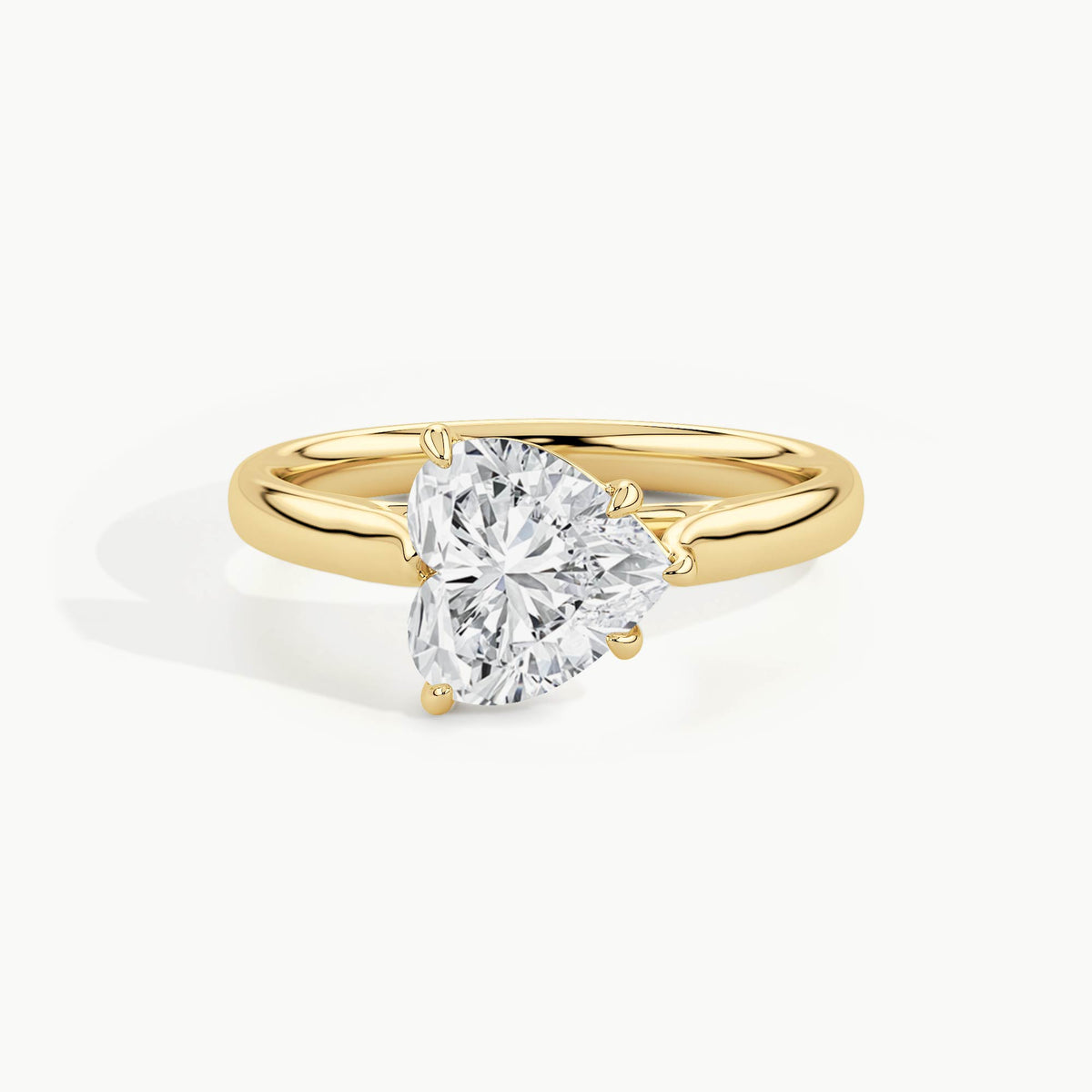 Yellow Gold, Heart, down view
