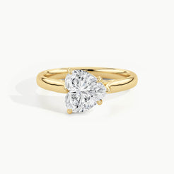 Yellow Gold, Heart, down view