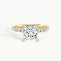 Yellow Gold, Princess, down view