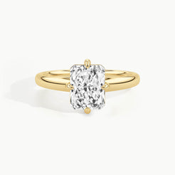 Yellow Gold, Radiant, down view