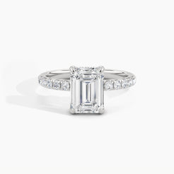 950 Platinum, Emerald, down view
