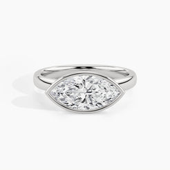 950 Platinum, Marquise, down view
