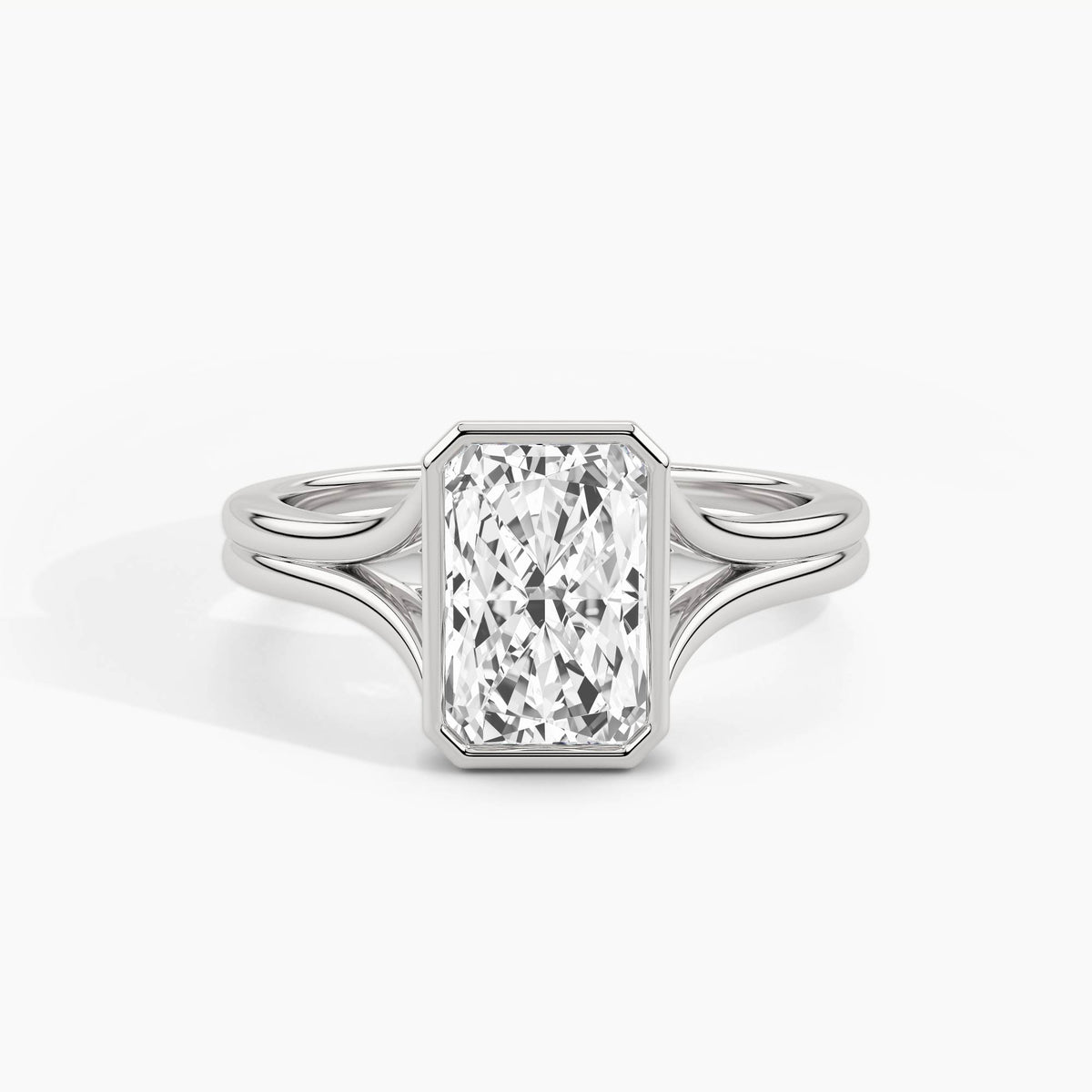 950 Platinum, Radiant, down view