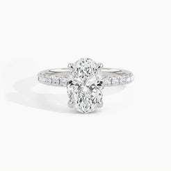 White Gold, Oval, down view