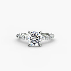 White Gold, Round, down view