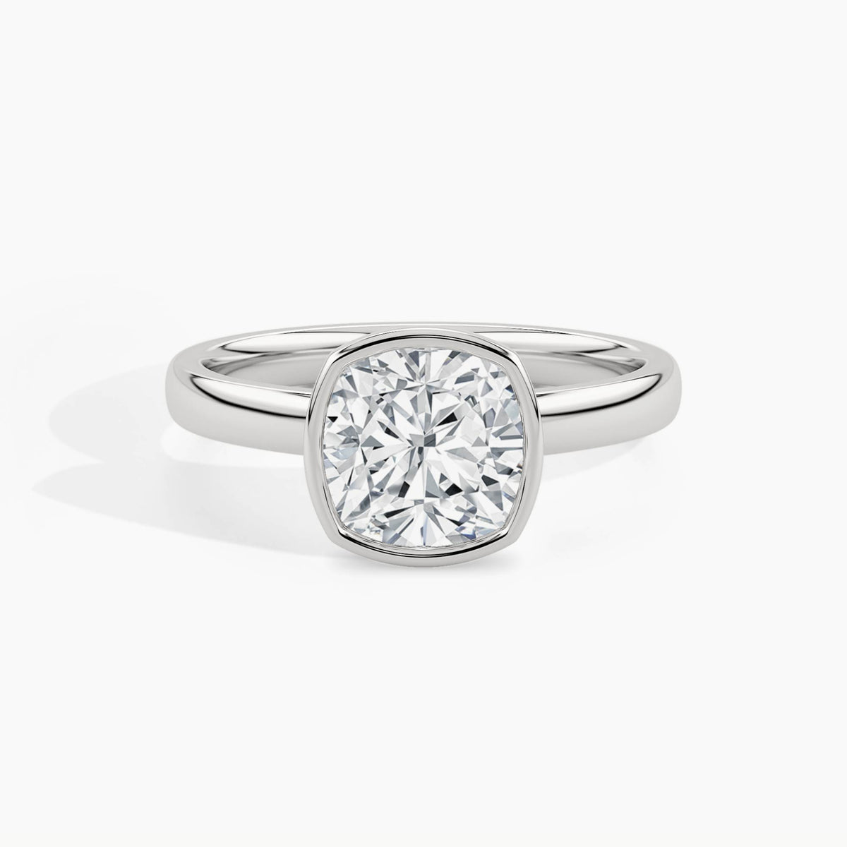 950 Platinum, Cushion, down view