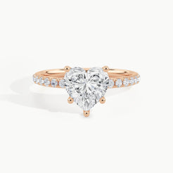 Rose Gold, Heart, down view