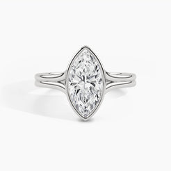 White Gold, Marquise, down view