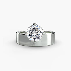 White Gold, Round, down view
