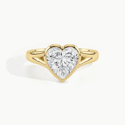 Yellow Gold, Heart, down view