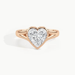 Rose Gold, Heart, down view