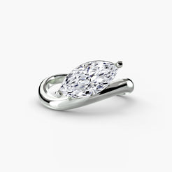 950 Platinum, Marquise, down view