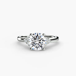 950 Platinum, Round, down view