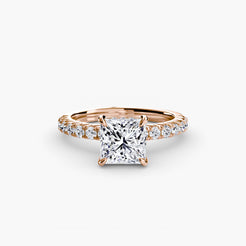 Rose Gold, Princess, down view