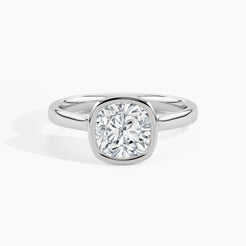 950 Platinum, Cushion, down view