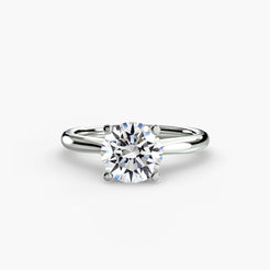 950 Platinum, Round, down view