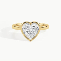 Yellow Gold, Heart, down view