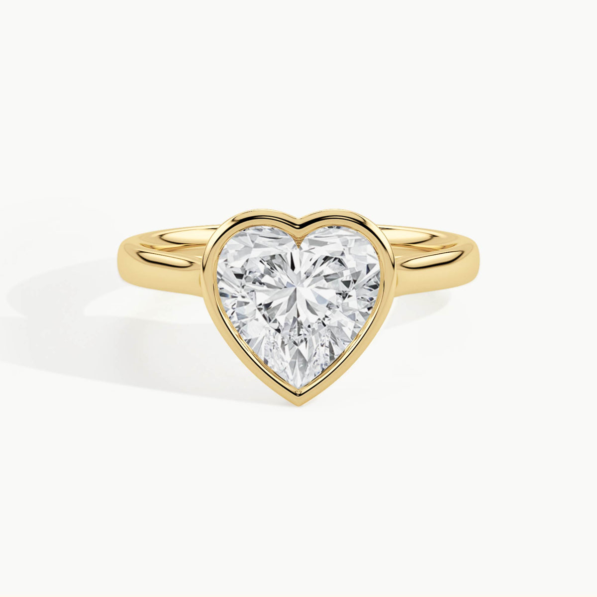 Yellow Gold, Heart, down view