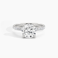 White Gold, Round, down view
