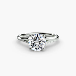 White Gold, Round, down view